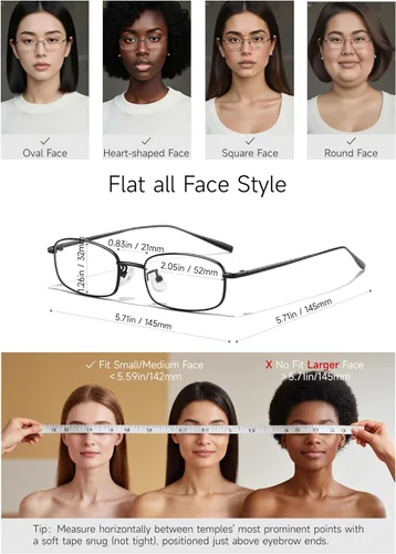 Vista 5 de Anteojos retro con bloqueo de luz azul, ligeros estilo sirena, protección anti fatiga ocular, para TV, computadora, juegos, para mujeres y hombres