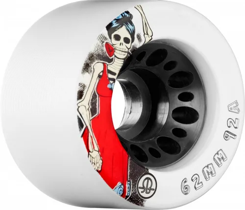 Vista 2 de Rollerbones Day of The Dead - Ruedas de patinaje Derby (2.441 in) (4 unidades)
