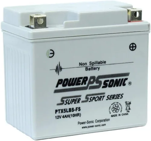 Vista 2 de PTX5LBS-FS 12V 4AH 65 CCA - Batería de plomo ácido sellada