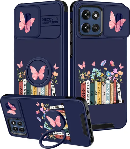 Vista 15 de Funermei Funda para Moto G Stylus 5G 2022, funda para teléfono con diseño de calavera de esqueleto para mujeres y niñas, diseño gótico, Como