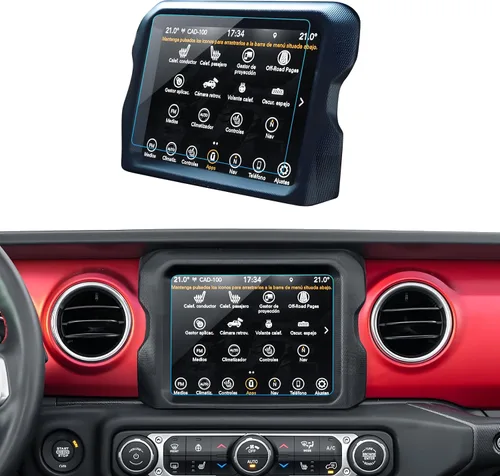 Vista 15 de Paquete de 2 protectores de pantalla AR modelo 3 para Tesla Model 3 2024 2025, accesorios de 15 pulgadas, control central antirreflectante
