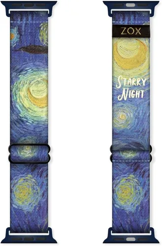 Vista 18 de ZOX Correa para Apple Watch, banda elástica con afirmaciones motivacionales y hermosas obras de arte, regalos para hombres, mujeres y niños
