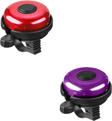 Vista 31 de Accmor Campana de Bicicleta Clásica, Campana de Bicicleta de Aluminio, Campana de Bicicleta de Sonido Fuerte Nítido y Claro para Adultos y Niños