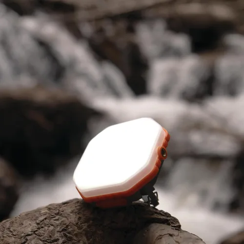 Vista 5 de Wagan EL4308 Linterna de camping LED con energía solar recargable por USB, linterna LED para tienda de campaña, luz de campamento con clip colgante