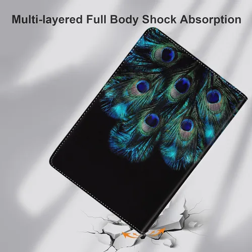 Vista 3 de Funda para iPad de 9ª/8ª/7ª generación 2021/2020/2019 iPad de 10.2 pulgadas, también compatible con iPad Air de 3ª generación 2019/iPad Pro de 10.5