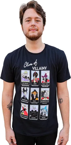 Vista 5 de Disney Villains Class of Villainy Ursula Maleficent Hades Scar Hook - Camiseta para hombre
