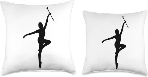 Vista 3 de Majorette Throw Pillow, 16x16, Multicolor