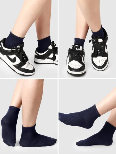 Vista 7 de Tarpop 150 pares de calcetines de tobillo para hombre, calcetines a granel atléticos que absorben la humedad, calcetines deportivos casuales