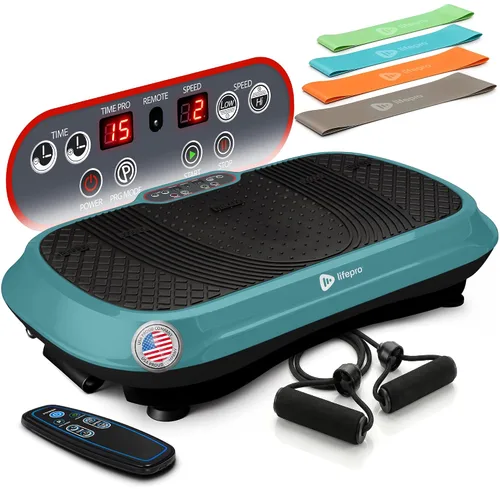 Vista 15 de Lifepro Máquina de ejercicios con placa de vibración Waver con 99 Negro