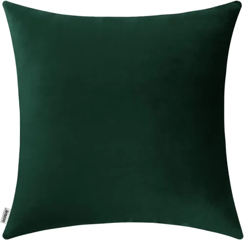 Vista 56 de Jeneoo Juego de 2 fundas decorativas para cojines de terciopelo suave y cómodo, funda sólida para cojín de sofá, decoración