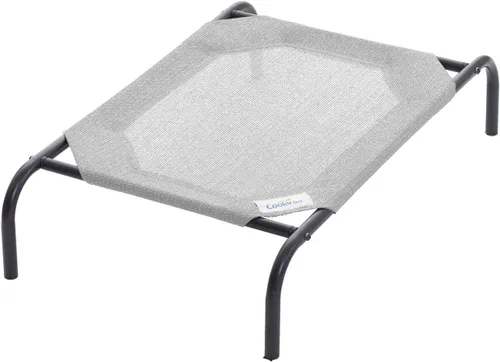 Vista 11 de Coolaroo Cama elevada y refrescante para perros, para interiores y exteriores, tamaño mediano, gris oscuro (Gunmetal)