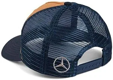 Vista 2 de Mercedes Benz Sprinter Adventure Chino Trucker Gorra de béisbol naranja