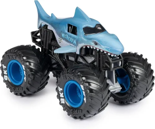 Vista 5 de Monster Jam 2023 Spin Master 1:64 Camión de fundición a presión Serie 31 Legacy Trucks Megalodon