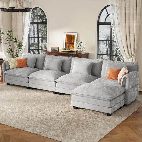 Vista 35 de ELUCHANG Sofá biplaza de 80 pulgadas, sofá modular modular de 2 asientos para sala de estar y apartamento, cómodo sofá tapizado de doble capa
