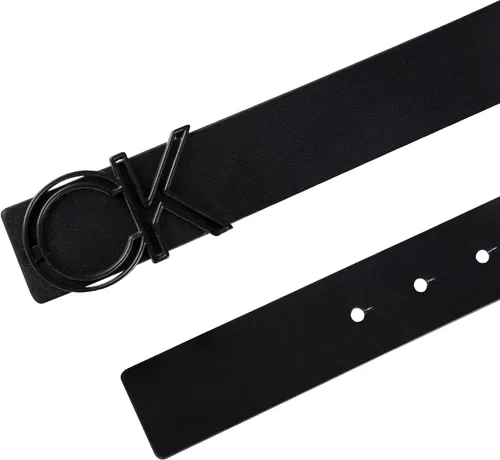 Vista 4 de Calvin Klein Men's Casual CK Monogram Cut Out Buckle Belt