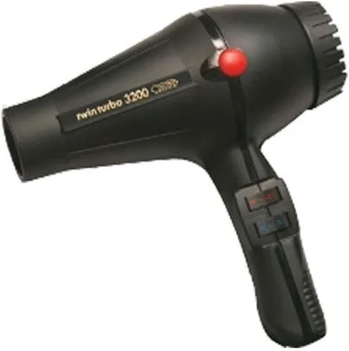 Vista 2 de Secador de pelo Twin Turbo 3200 de Turbo Power, Negro