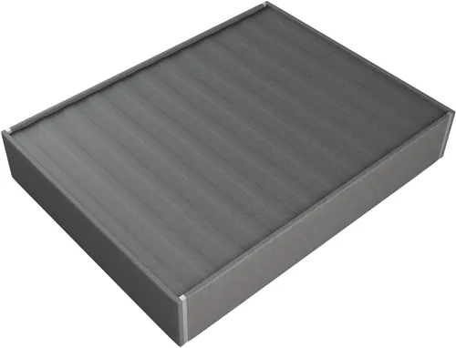 Vista 5 de VANT Cama de plataforma tapizada, tamaño Queen, color beige Boucle, marco de cama de fácil montaje, no necesita somier, base para un apoyo óptimo