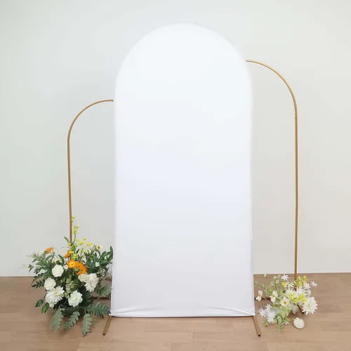 Vista 34 de Efavormart - Funda de elastano ajustada de elastano beige de 5 pies, ajuste cómodo, manga de fondo redonda para temas bohemios neutros y escenarios