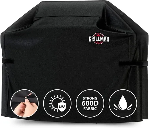 Vista 9 de Grillman - Funda para parrilla exterior, funda para parrilla de barbacoa a prueba de rasgaduras, impermeable, grande y resistente, de 30 x 26 x 43