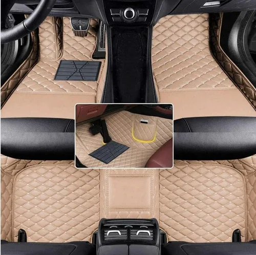 Vista 19 de Tapetes de suelo de automóvil compatibles con el 99 % de los sedán, SUV, deportivos, cobertura completa, compatible con hombres y mujeres, Negro