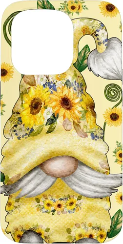 Vista 14 de Unique Sunflower Gnome for Spring and Summer Cute Pattern Case for iPhone 17