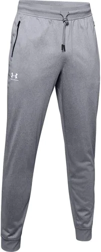 Vista 9 de Under Armour Sportstyle - Pantalones deportivos de tricot para hombre (011) Mod Gris/ Blanco