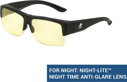 Vista 3 de Eagle Eyes - Juego de gafas 3 en 1 FitOn para el día la noche y las lentes de clip de luz digital