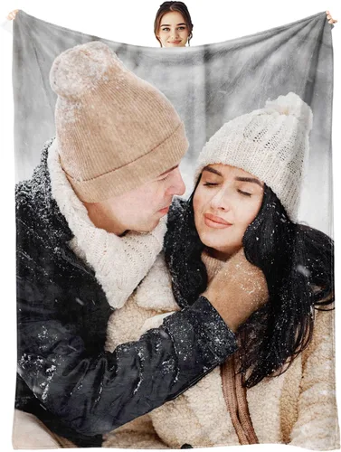 Vista 86 de Manta personalizada con imagen, manta personalizada con texto de fotos, manta de fotos personalizada para amiga, mamá y papá, regalos personalizados
