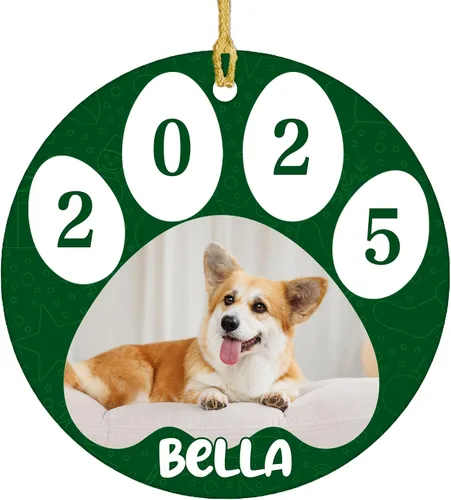 Vista 15 de Adornos personalizados para la primera Navidad del bebé 2024 con nombre y texto, adorno de elefante personalizado para bebés recién nacidos