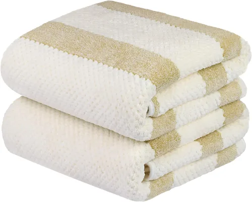 Vista 73 de JML - Toallas de baño de microfibra de gran tamaño (30 x 60 pulgadas), suaves, súper absorbentes y de secado rápido, multiusos para deportes