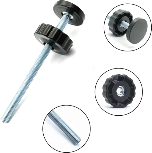 Vista 3 de Extensión extensor de puerta para bebé (0.315 in, negro, paquete de 4)