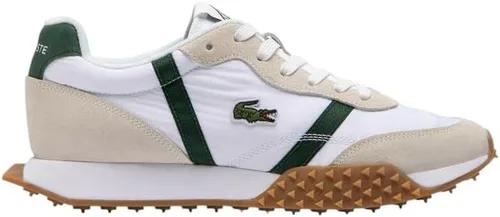 Vista 5 de Lacoste Tenis L-Spin Evo para hombre Blanco y verde oscuro