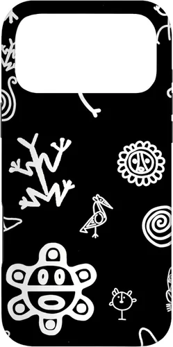 Vista 22 de Simbolos Tainos Tallados Indios de Puerto Rico Boricua Pride - Carcasa para iPhone 17