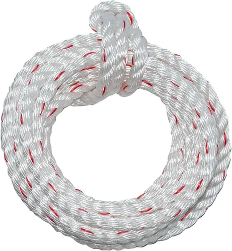 Vista 2 de SGT KNOTS - Cuerda trenzada de 3 hilos PolyDac / Combo; varios tamaños y longitudes, Blanco