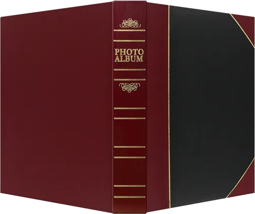 Vista 4 de Pioneer Photo Albums BT-68 - Álbum de fotos Le Memo (100 bolsillos, 6 x 8 pulgadas), color negro y rojo