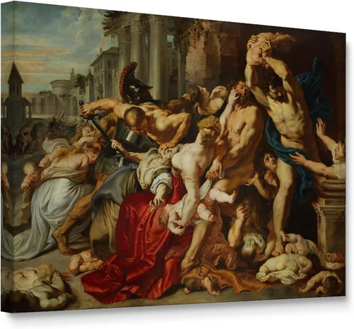 Vista 11 de Niwo ART - Montañas y mar, serie de pinturas más famosas del mundo, lienzo de pared para decoración del hogar, envoltura de galería, estirado