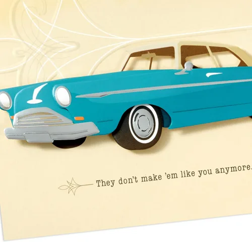 Vista 4 de Tarjeta de felicitación del día del padre Hallmark: diseño de pez lubina.