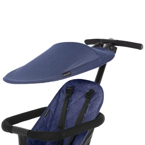 Vista 9 de Dream On Me Coast Rider Stroller Canopy, Black Negro