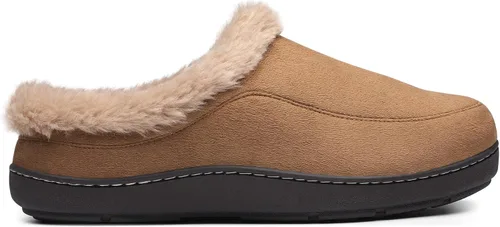 Vista 3 de DREAM PAIRS Pantuflas lavables de piel sintética para hombre, forro cálido y cómodo y suela antideslizante, zapatos de invierno para dormitorio