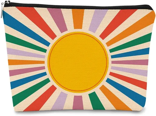 Vista 6 de Bolsa de maquillaje You are My Sunshine Gifts – Regalo inspirador para mujeres, hija, profesora o ocasión de agradecimiento, Sunshine 1, Casual