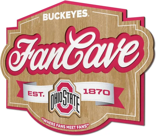 Vista 44 de YouTheFan - Letrero de cueva para fanáticos de la NCAA