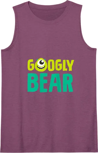 Vista 9 de Disney and Pixar's Monsters, Inc. Mike Wazowski - Camiseta sin mangas con oso, Negro, S