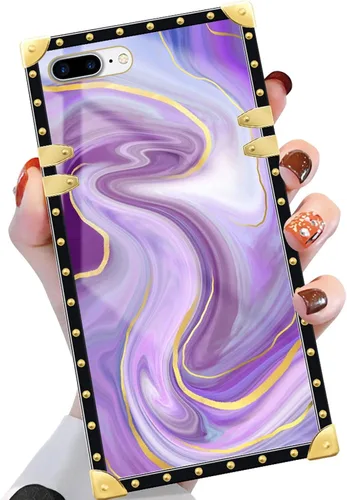 Vista 15 de Funda compatible con iPhone X/Xs, TPU suave de lujo y parte trasera de policarbonato duro para niñas y mujeres, funda protectora a prueba de golpes