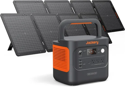 Vista 9 de Jackery Explorer 2000 v2 Estación de Energía Portátil, Batería de Respaldo Doméstica LiFePO4 de 2042Wh, Generador Solar de 2200W, Carga Rápida USB-C