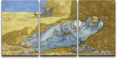 Vista 176 de wall26 Lienzo enmarcado para pared, juego de arte con flores de almendra de Vincent Van Gogh, naturaleza, ilustraciones de área silvestre, bellas