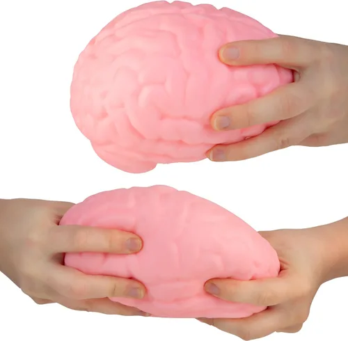 Vista 5 de ORB Easy Sqweezy Jumbo Brainy - Cerebro grande, divertido, lento y blando
