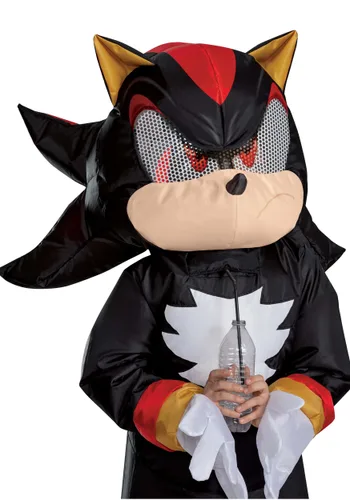 Vista 6 de Disfraz Inflable de Shadow Sonic para Niños de la Película Sonic Multicolor