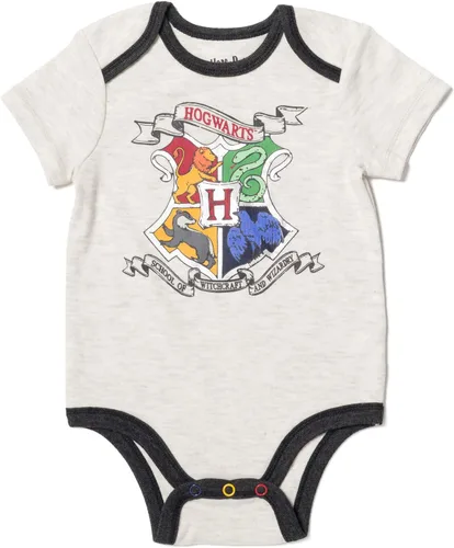 Vista 3 de Harry Potter Conjunto de traje de 3 piezas para bebé mono de peluche con pantalones y sombrero