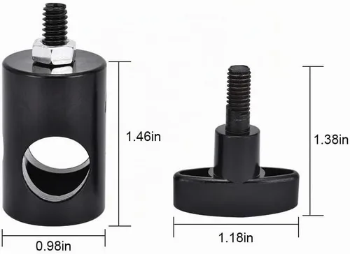 Vista 10 de Adaptador rápido de aluminio KAGYOKU 4PCS Light Stand Adapter