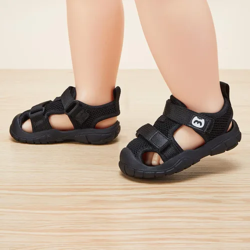 Vista 2 de BMCiTYBM Sandalias de verano con punta cerrada para bebé, niño, niña, zapatos ligeros, antideslizantes, para primeros pasos, 6, 9, 12, 18, 24 meses